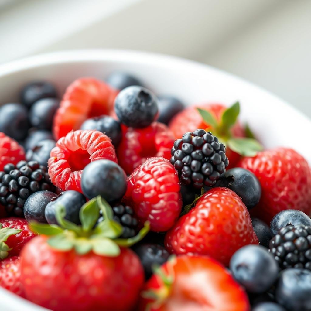 santé&forme Assortiment-de-baies-fraiches-riches-en-antioxydants Les bienfaits des fruits pour la santé : guide complet et conseils pratiques