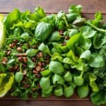 Différentes variétés de salades vertes riches en nutriments