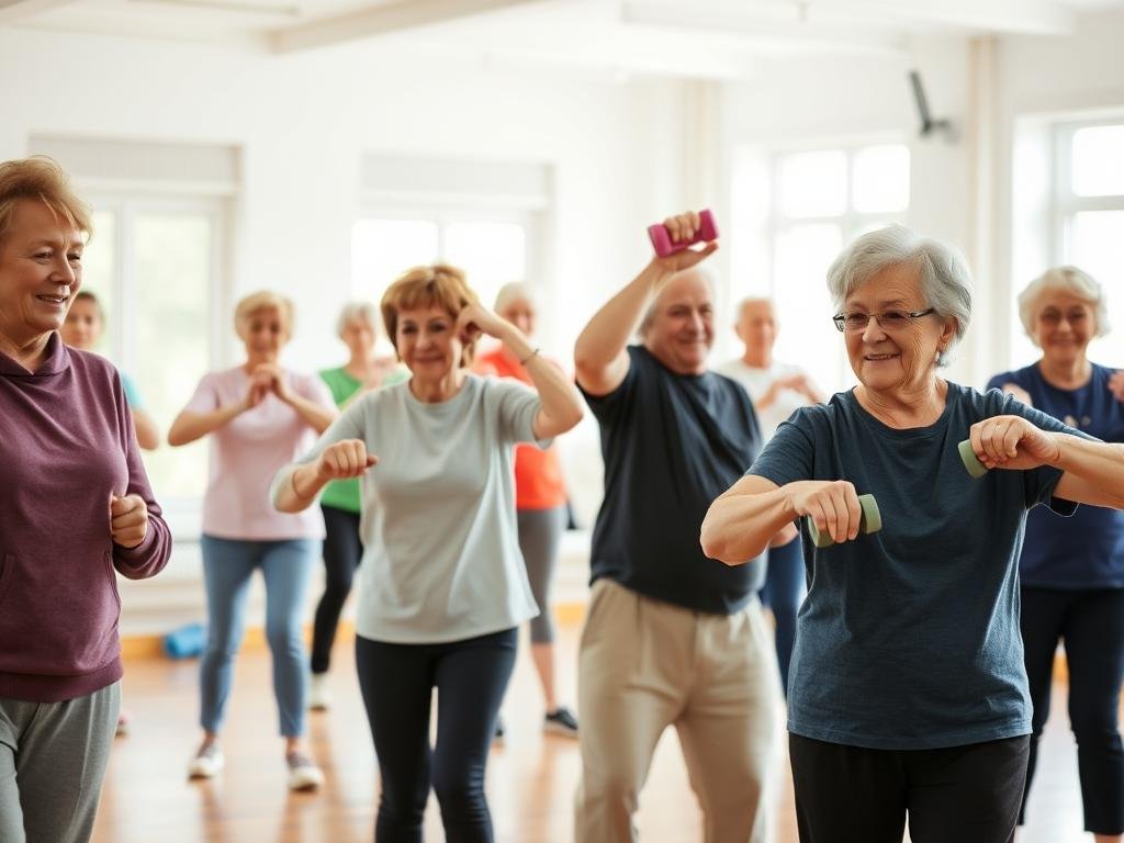 Groupe-de-seniors-pratiquant-une-activite-physique-adaptee Après 60 ans : les aliments pour faire le plein d'énergie et de santé