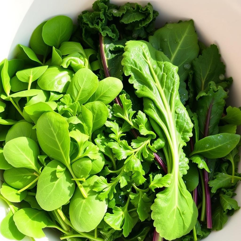 Legumes-verts-a-feuilles-riches-en-vitamines-et-mineraux Après 60 ans : les aliments pour faire le plein d'énergie et de santé
