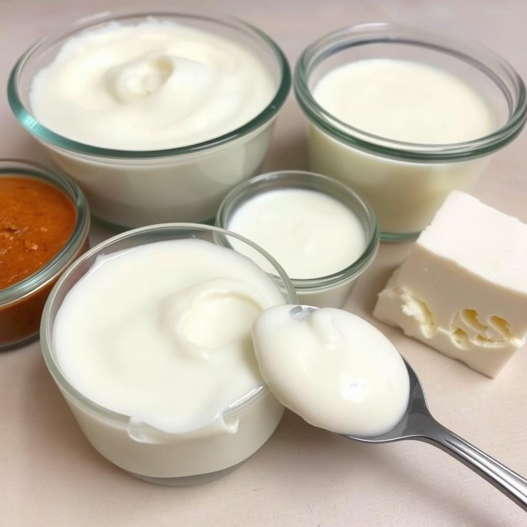 Yaourts-et-fromages-fermentes-riches-en-calcium-et-probiotiques Après 60 ans : les aliments pour faire le plein d'énergie et de santé