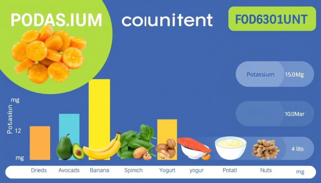 santé&forme Infographie-montrant-les-sources-alimentaires-de-potassium-et-leur-teneur-1024x585 Aliments clefs pour faire baisser votre tension artérielle