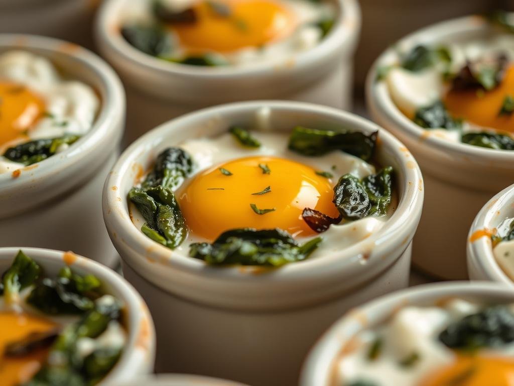 santé&forme OEufs-cocotte-aux-epinards-illustrant-les-bienfaits-des-oeufs-sur-la-sante-dans-une-recette 10 Bienfaits des Œufs sur la Santé (et 10 Recettes à Essayer!)