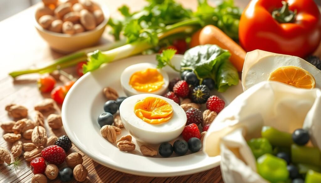 santé&forme OEufs-et-ingredients-sains-illustrant-les-bienfaits-des-oeufs-sur-la-sante-immunitaire-1024x585 10 Bienfaits des Œufs sur la Santé (et 10 Recettes à Essayer!)