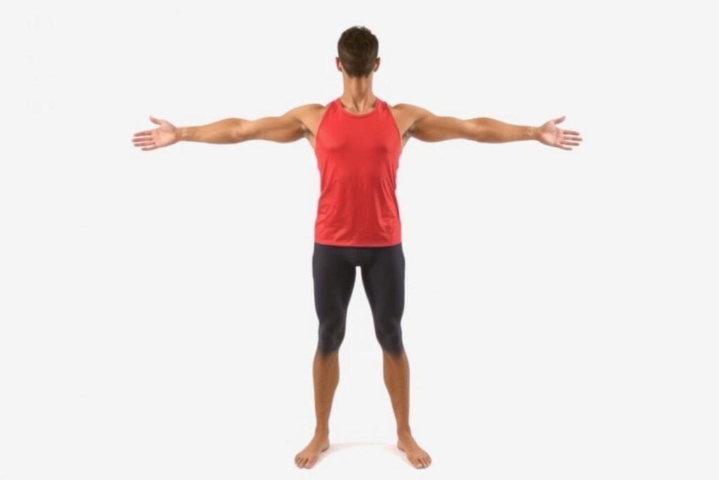 santé&forme Personne-realisant-des-etirements-des-bras-en-cercle-exercice-simple-pour-debutants-1024x683 20 exercices simples pour débutants que tout le monde peut réussir