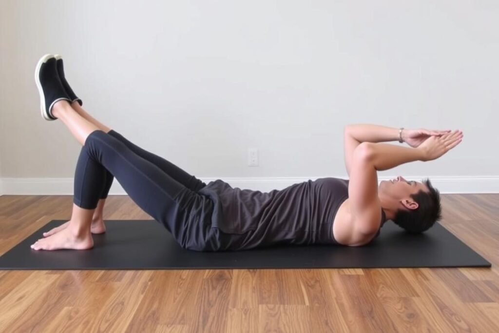 santé&forme Personne-realisant-un-pont-fessier-exercice-simple-pour-debutants-1024x683 20 exercices simples pour débutants que tout le monde peut réussir