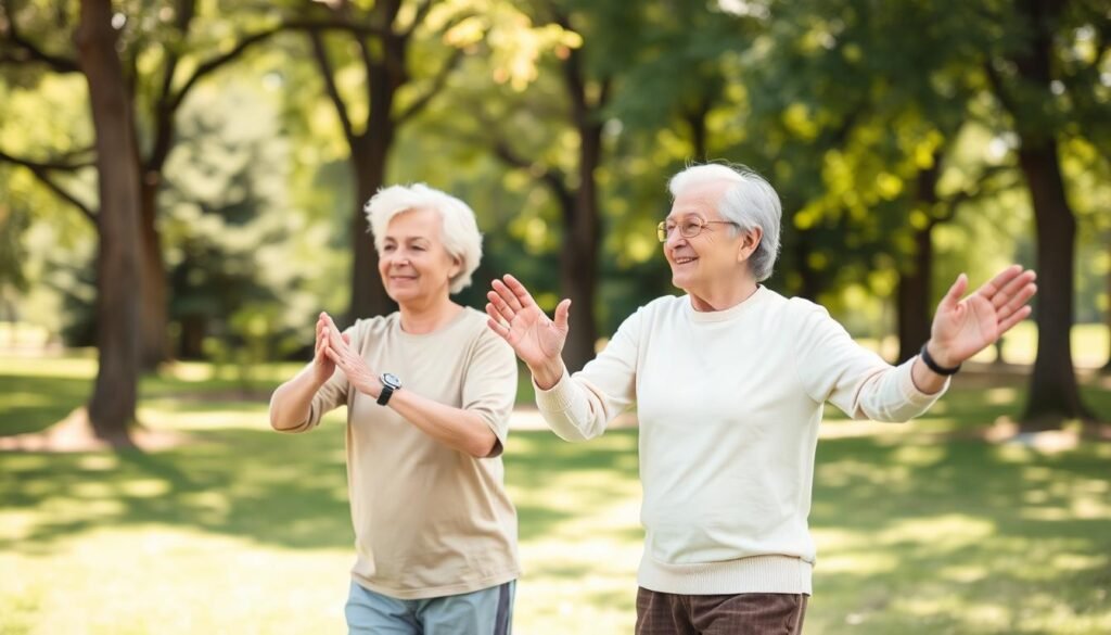 santé&forme Senior-pratiquant-une-activite-physique-moderee-en-plein-air-pour-ameliorer-son-sommeil-malgre--1024x585 Sommeil et âge : Pourquoi dormir devient plus difficile en vieillissant