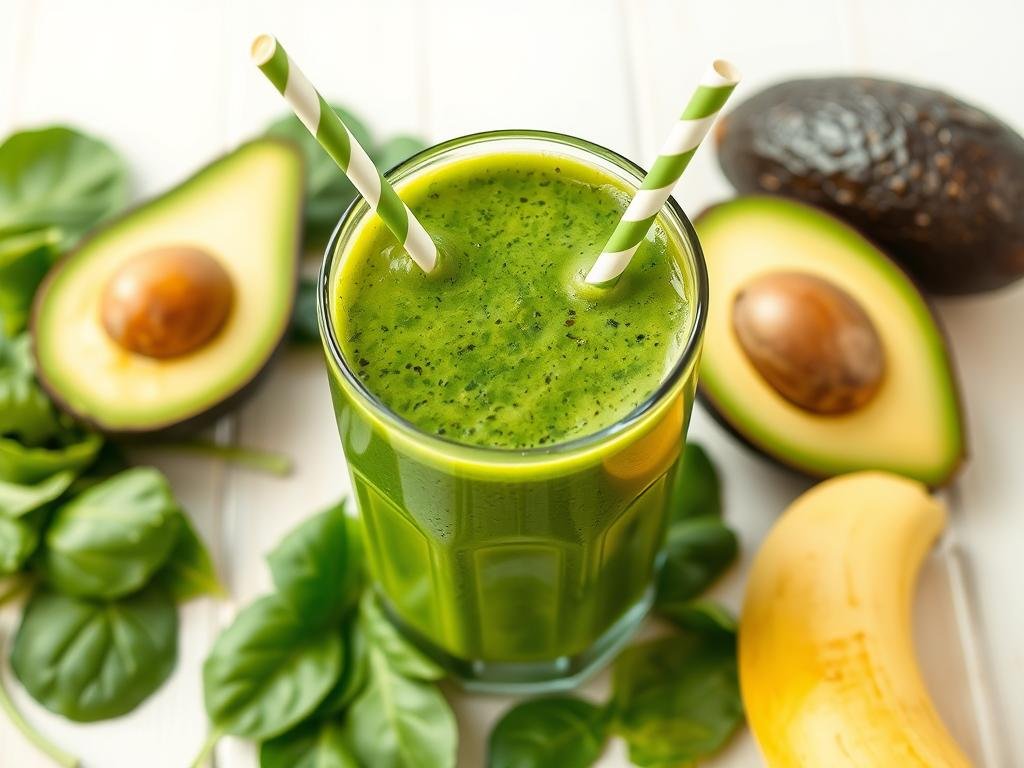 santé&forme Smoothie-vert-a-base-depinards-banane-et-avocat-pour-reduire-la-tension-arterielle Aliments clefs pour faire baisser votre tension artérielle