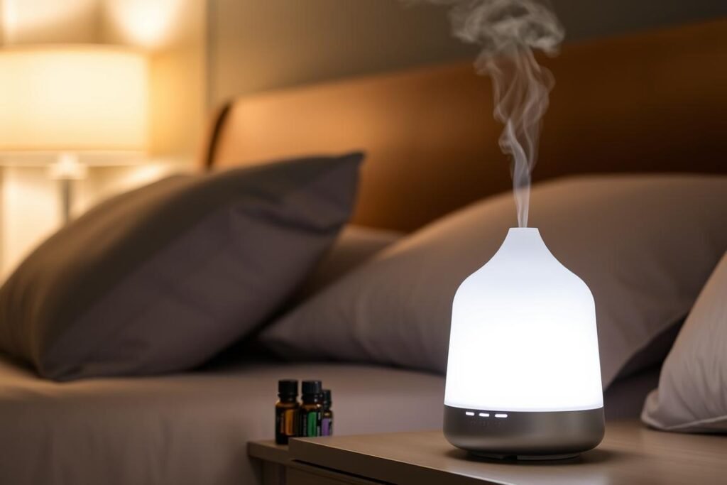 santé&forme Diffuseur-dhuiles-essentielles-anti-ronflement-dans-une-chambre-a-coucher-1024x683 Ronflements : Causes, Solutions et Conseils pour des Nuits Paisibles