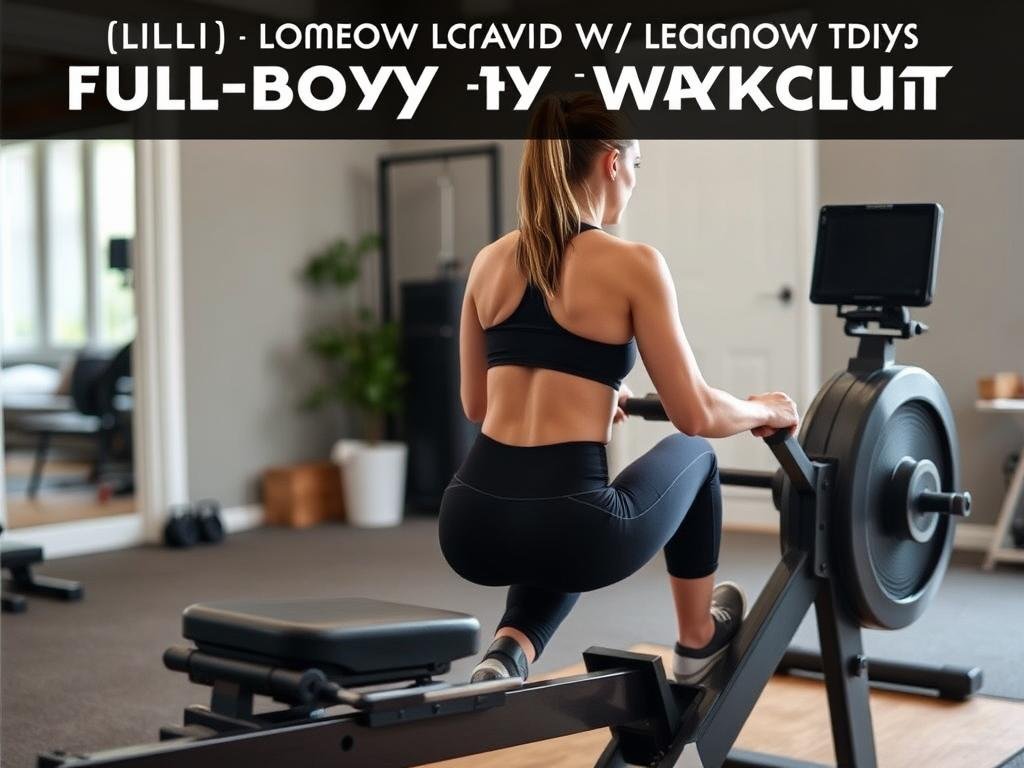 Femme-pratiquant-le-rameur-un-excellent-entrainement-a-faible-impact-brulant-calories 20 Entraînements à Faible Impact Brûlant Calories Efficacement