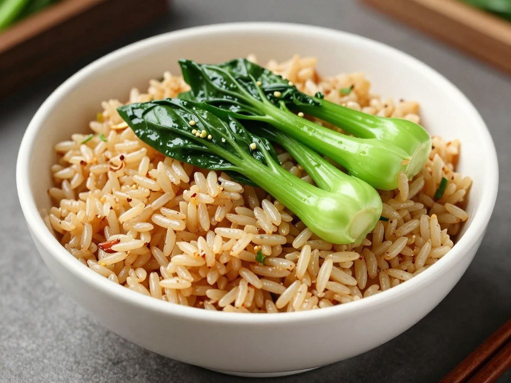 Bol-de-riz-complet-cuit-avec-legumes Reflux acides et brûlures d'estomac : ces aliments vous aident