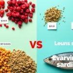 Comparaison entre des super-aliments coûteux et des aliments bon marché plus sains que les super-aliments