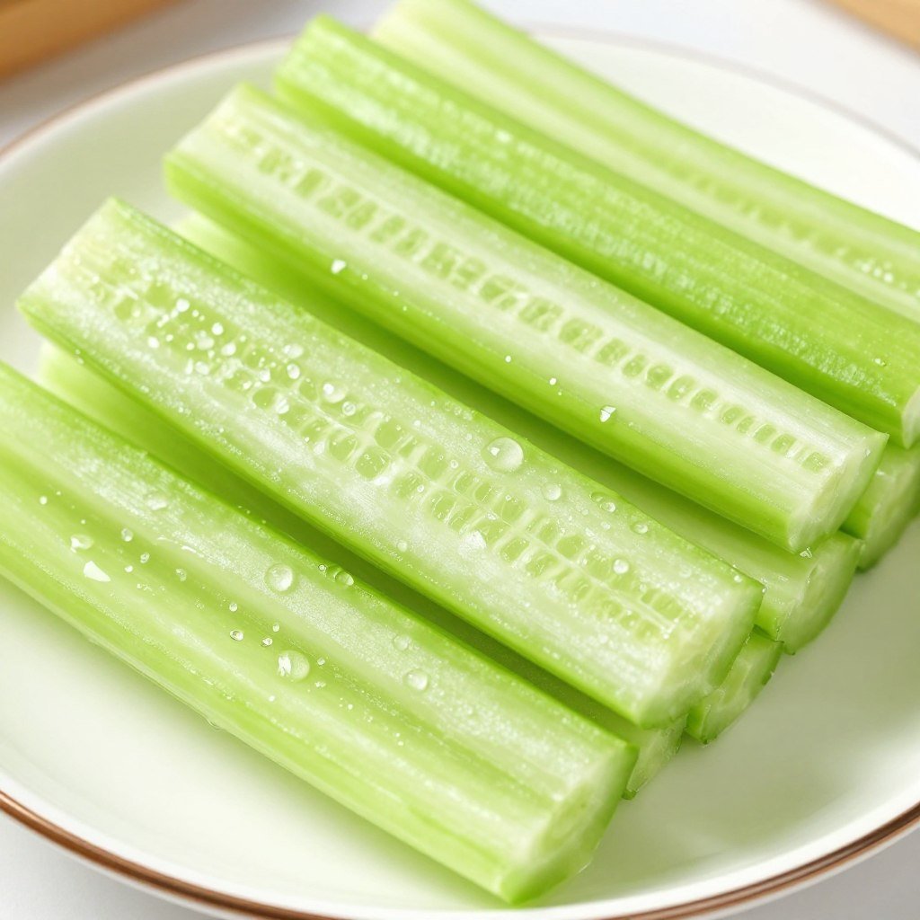 Concombre-et-celeri-frais-tranches Reflux acides et brûlures d'estomac : ces aliments vous aident