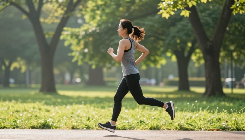 Person-exercising-outdoors-showing-active-lifestyle-for-weight-management-1024x585 10 Aliments Qui Font Grossir Sans Qu'on le Sache